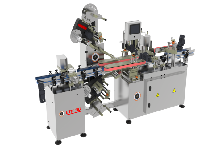 ETK-503 Side, Top & Bottom Labeling Machine